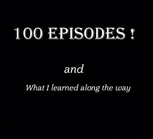 100 episodes logo